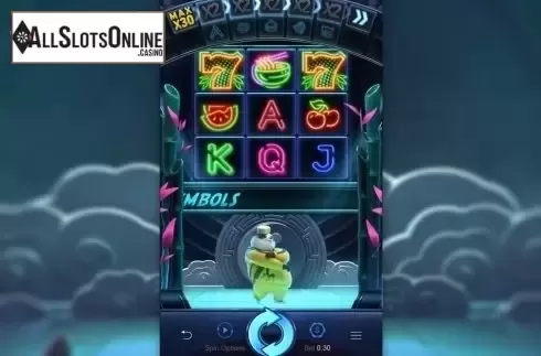 Reel Screen. Hip Hop Panda from PG Soft