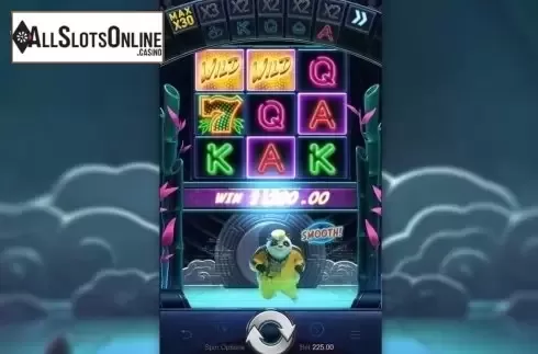 Win Screen. Hip Hop Panda from PG Soft