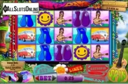 Game Workflow screen. Hippy Days from Bwin.Party