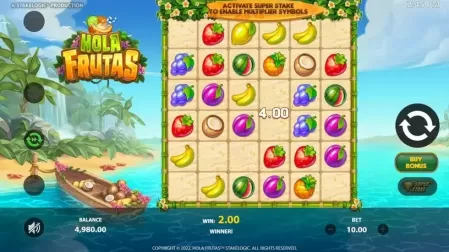 Hola Frutas slot screenshot 2