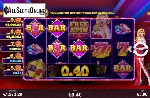 Win Screen 2. Hot Hot 777s from Pariplay