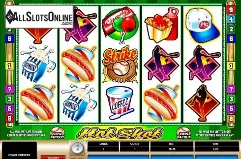 Reels screen. Hot Shot (Microgaming) from Microgaming