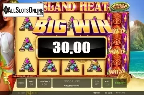 Big Win. Island Heat from Greentube