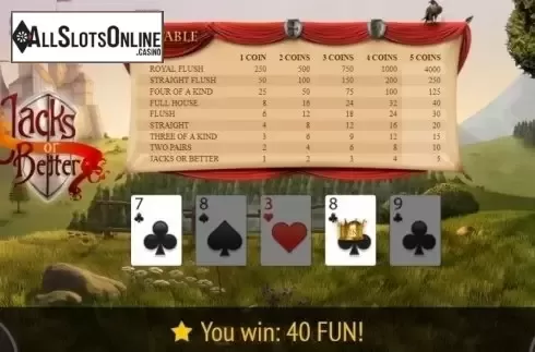 Gamble. Jacks or Better (BGaming) from BGAMING