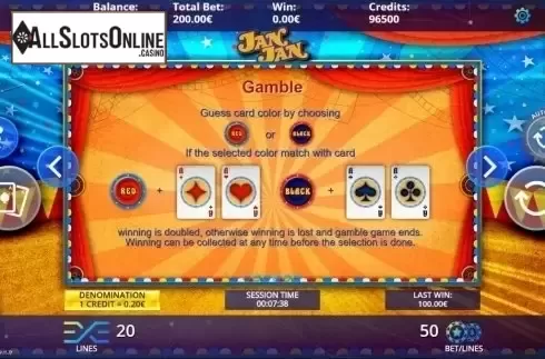 Gamble. JanJan from DLV
