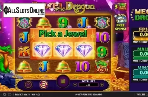 Pick a Jewel. Jewel of the Dragon from Bally