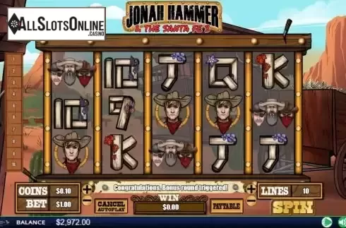 Bonus Game Win Screen