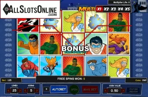 Screen6. Kick Ass from 1X2gaming