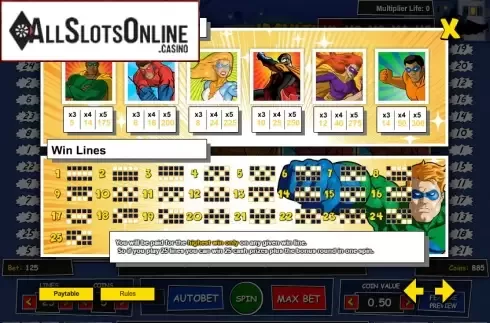 Screen2. Kick Ass from 1X2gaming