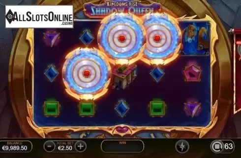 Scatter Symbols. Kingdoms Rise Shadow Queen from Ash Gaming