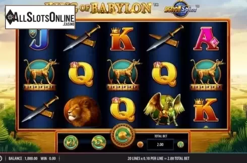Reel Screen. King of Babylon from Shuffle Master
