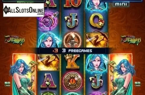 Free Spins. Lady Dragon from ZITRO