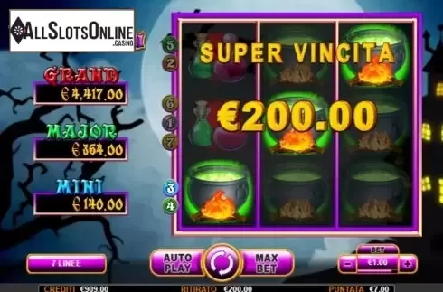 Win screen 3. Last Witch from Nazionale Elettronica