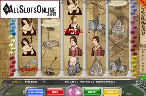 Screen2. Leonardo (40) from Portomaso Gaming