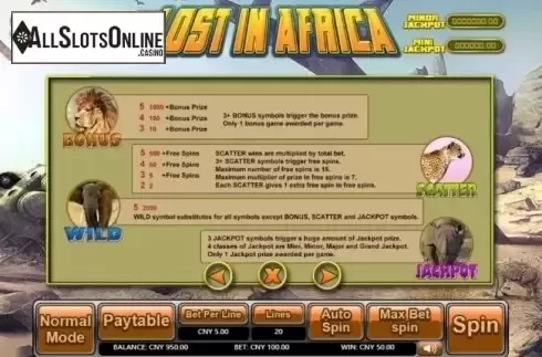 Features. Lost in Africa from Aiwin Games