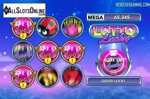 Respin screen. Lotto Lucky from Revolver Gaming
