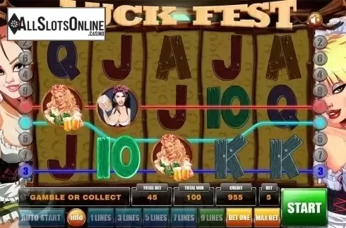 Game workflow . Luck Fest from GameX