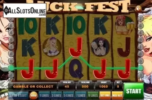 Game workflow 3. Luck Fest from GameX