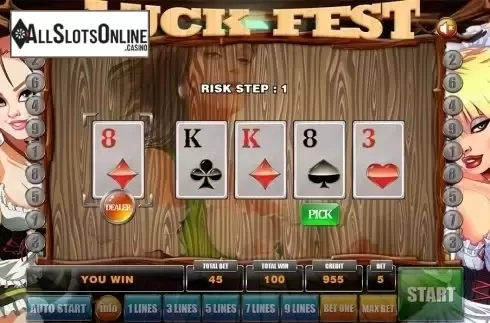 Gamble game 2. Luck Fest from GameX