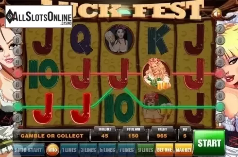 Game workflow 2. Luck Fest from GameX