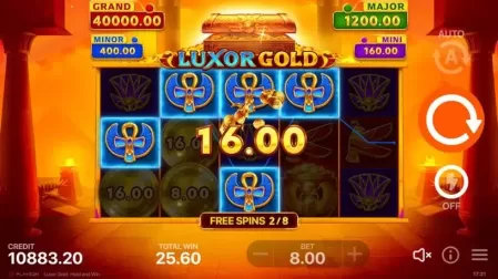 Luxor Gold: Hold and Win slot screenshot 5