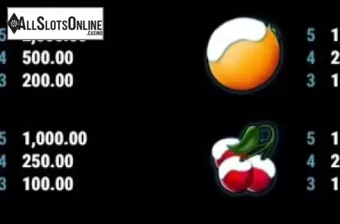 Paytable 2. Maaax Diamonds Christmas Edition from Gamomat