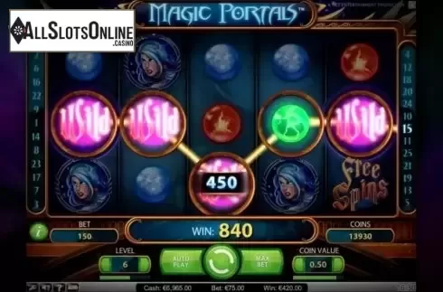 Screen4. Magic Portals from NetEnt