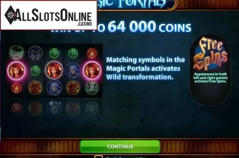 Screen7. Magic Portals from NetEnt
