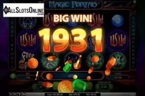 Screen9. Magic Portals from NetEnt