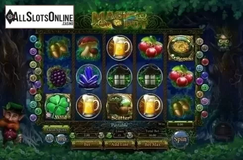Game Workflow screen. Magic Pot from GamesOS