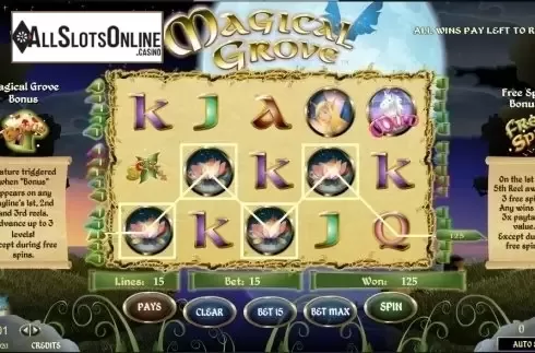 Win Screen 3. Magical Grove from TOP TREND GAMING