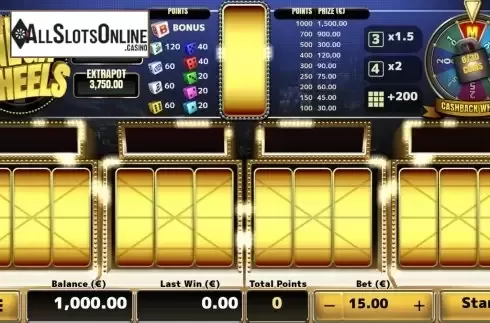Reel Screen. Mega Wheels (Air Dice) from Air Dice