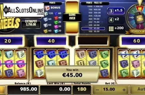 Win Screen 3. Mega Wheels (Air Dice) from Air Dice