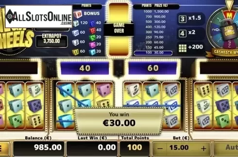 Win Screen 2. Mega Wheels (Air Dice) from Air Dice