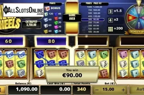 Win Screen 4. Mega Wheels (Air Dice) from Air Dice