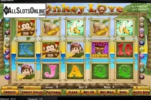 Reels screen. Monkey Love from Amaya
