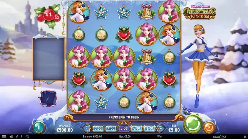 Moon Princess Christmas Kingdom slot screenshot 1
