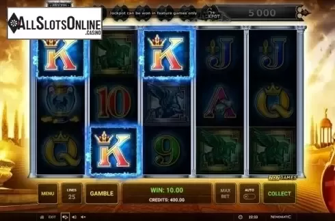 Win Screen 1. Myth of Medusa Gold from Greentube