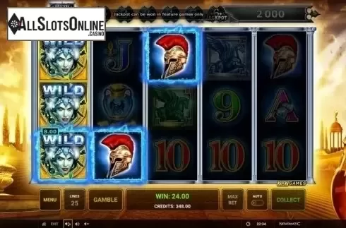 Win Screen 3. Myth of Medusa Gold from Greentube