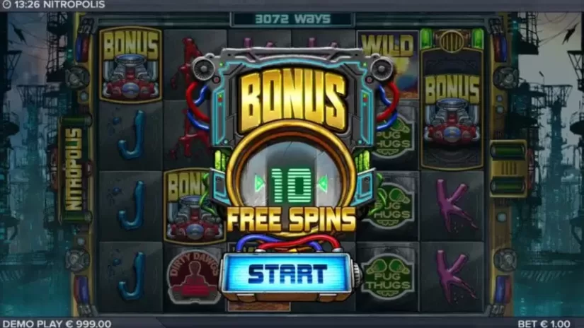 Nitropolis slot screenshot 3