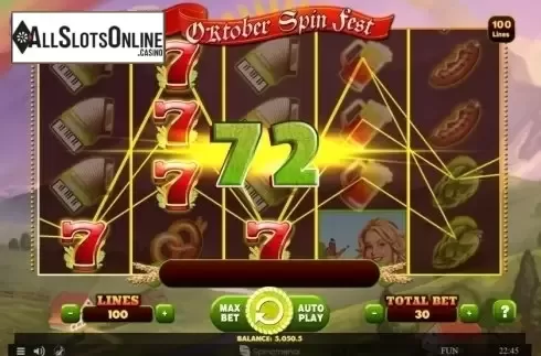 Win Screen 4. October Spin Fest from Spinomenal