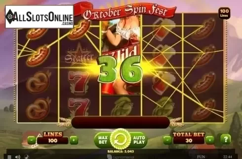 Win Screen 3. October Spin Fest from Spinomenal