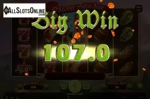 Big Win. October Spin Fest from Spinomenal