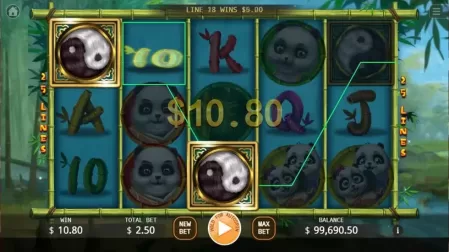 Panda Family slot screenshot 2