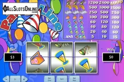Reels. Party Line from Playtech