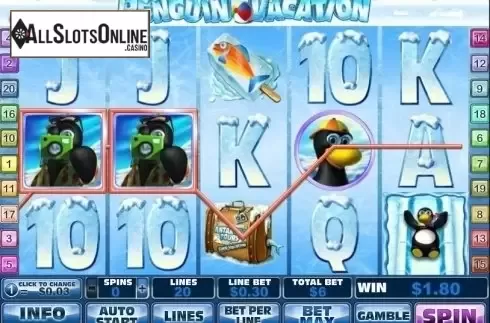 Win Screen. Penguin Vacation (Playtech) from Playtech