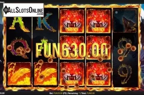 Win Screen 2. Queen of Embers from 1X2gaming