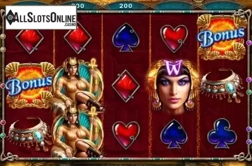 Reel Screen. Queen of Empire from Octavian Gaming