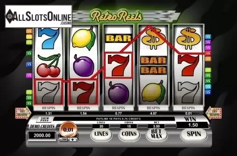 Screen8. Retro Reels from Microgaming