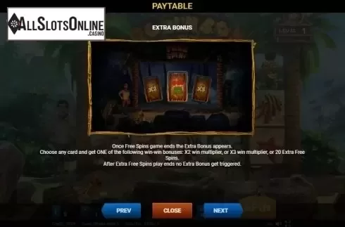Paytable 4. Robinson from Evoplay Entertainment